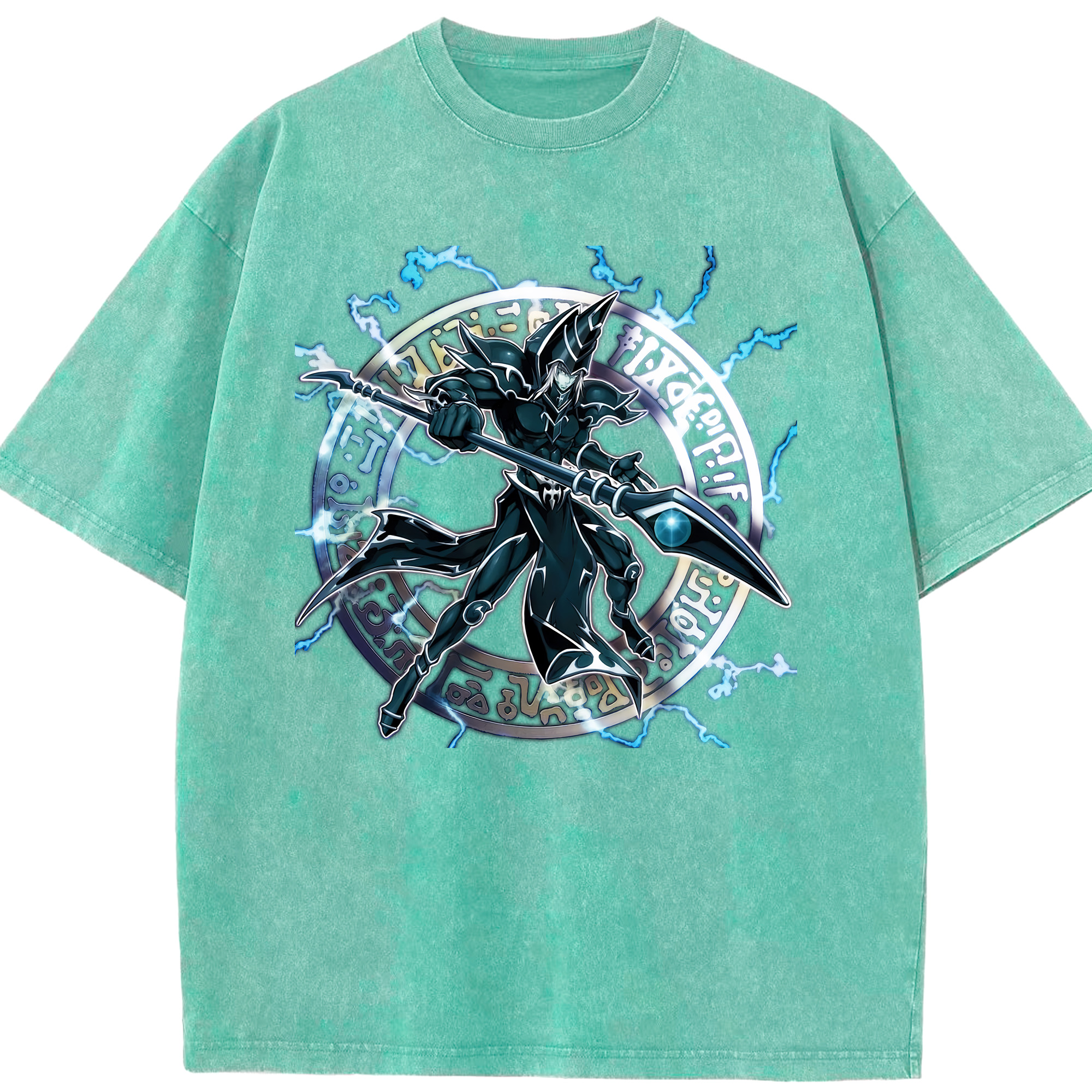 （画像用） 遊☆戯☆王 Yu-Gi-Oh! 綿100% ヴィンテージ風 半袖Tシャツ（フロントプリント）